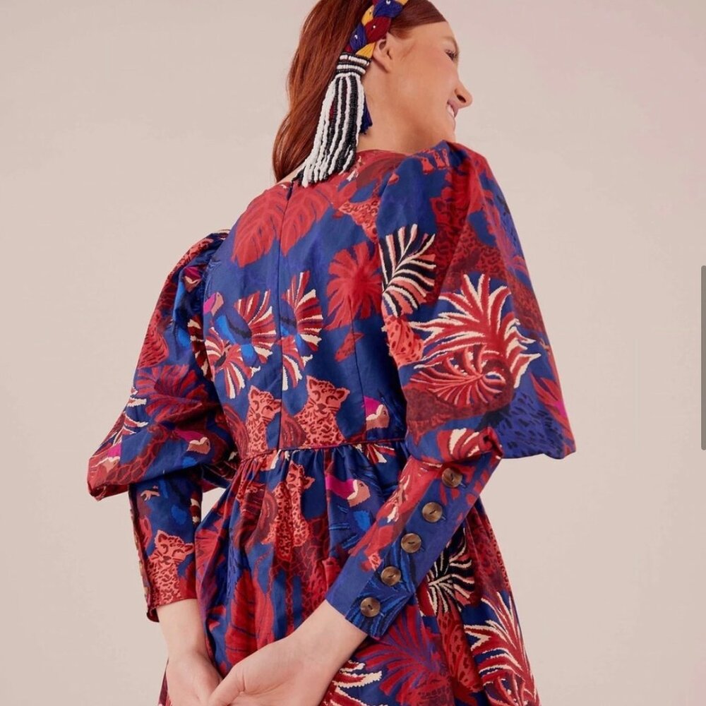 Farm Rio Animals Tapestry Mini Dress - Picture 4 of 15